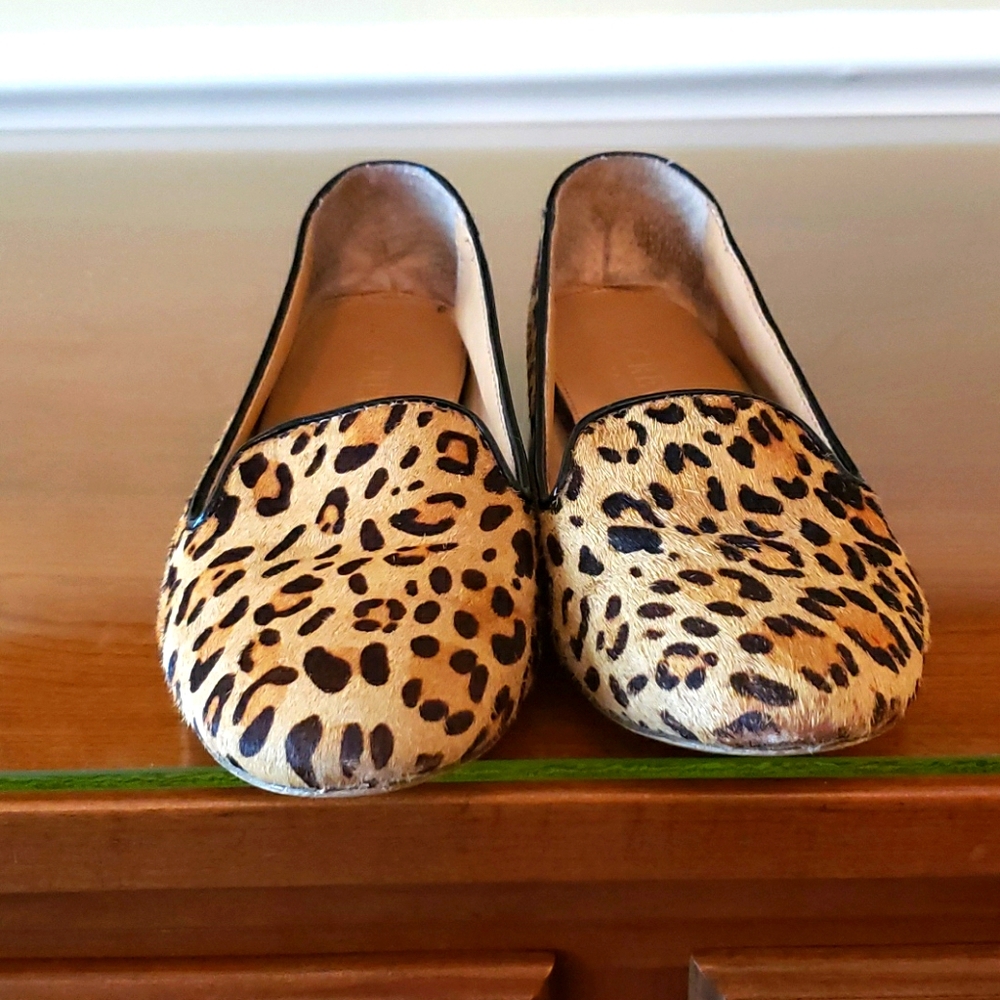 J Crew Cora Cheetah Print Flat 6.5